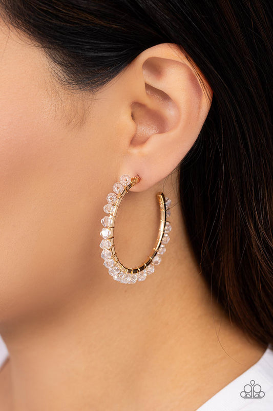 Halo Hustle Gold Hoop Earrings - Jewelry by Bretta