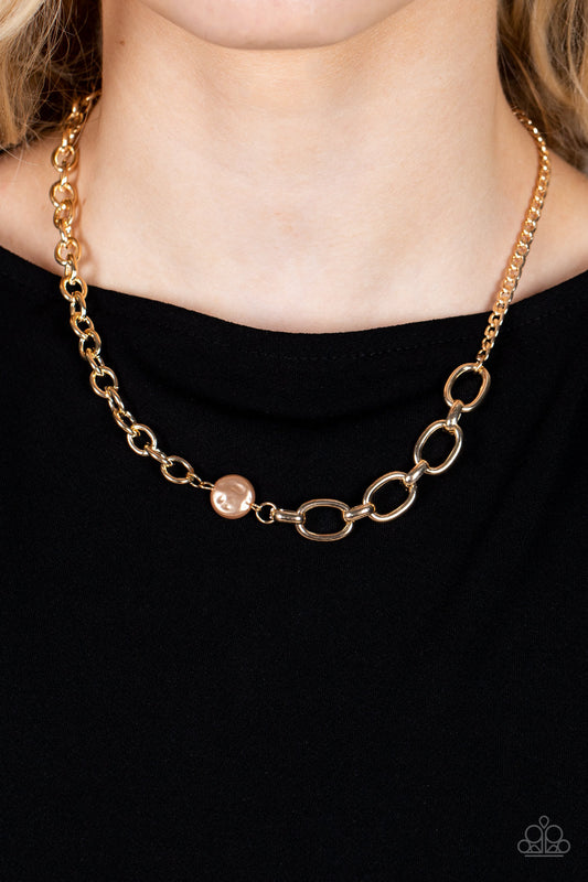Picnic in Paris Brown Necklace - Jewelry by Bretta