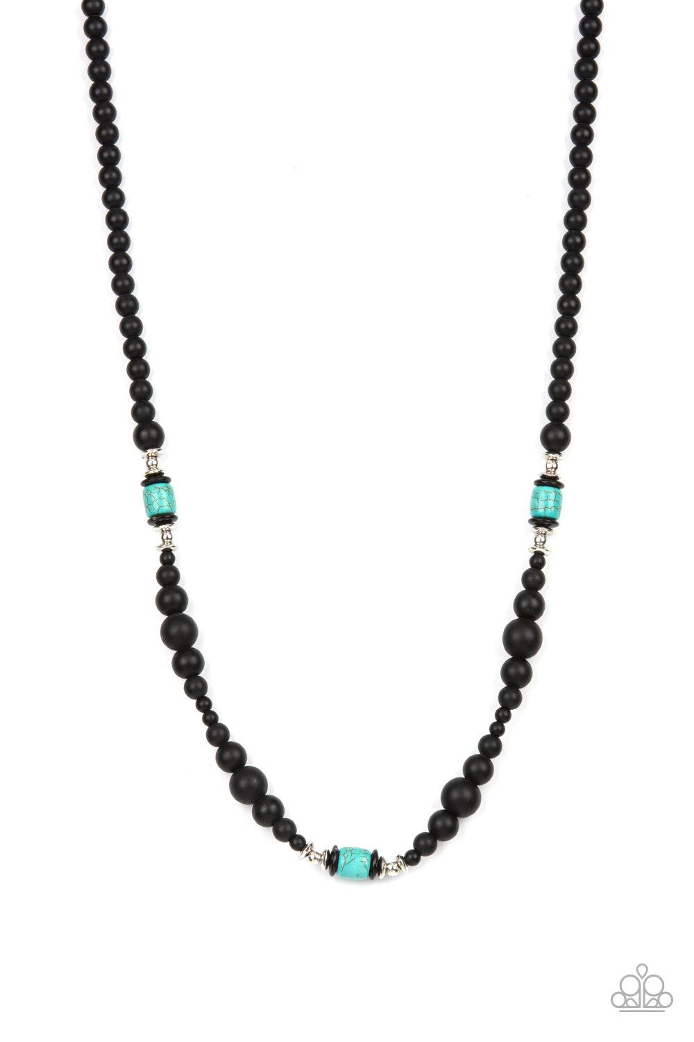 Stone Synchrony Blue Necklace - Jewelry by Bretta