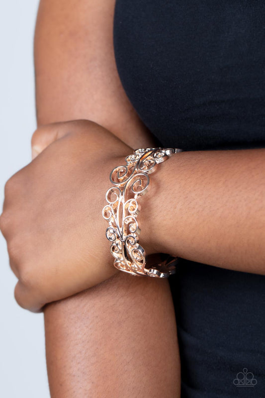 Dressed to FRILL Rose Gold Bracelet - Jewelry by Bretta