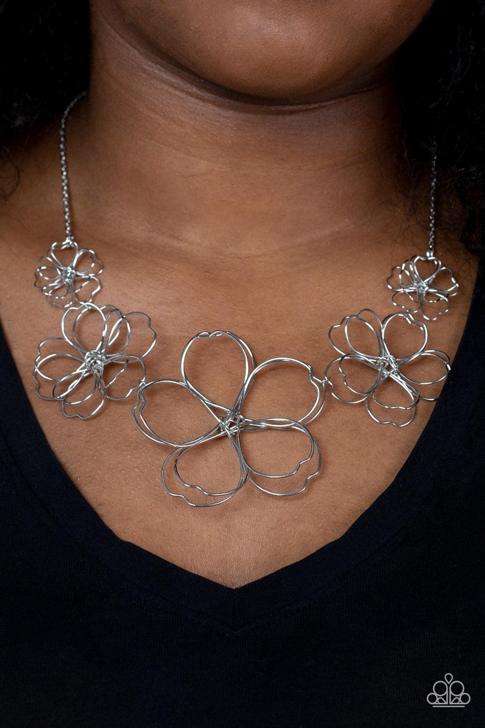 The Show Must GROW On Silver Necklace - Jewelry by Bretta