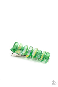 Crystal Caves Green Hair Jewelry by Bretta