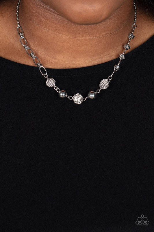 Taunting Twinkle White Necklace - Jewelry by Bretta
