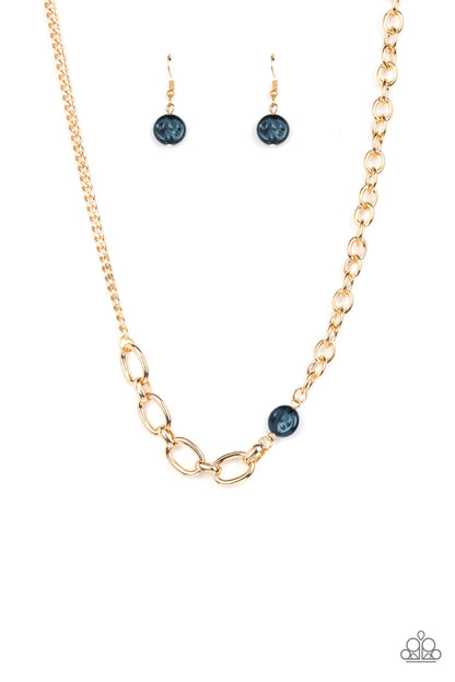 Picnic in Paris Blue Necklace  - Jewelry by Bretta