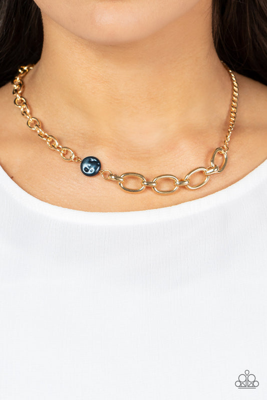 Picnic in Paris Blue Necklace  - Jewelry by Bretta
