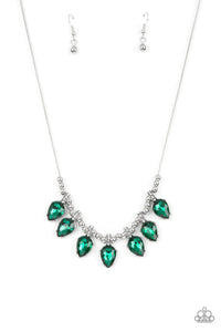 Crown Jewel Couture Green Necklace - Jewelry by Bretta