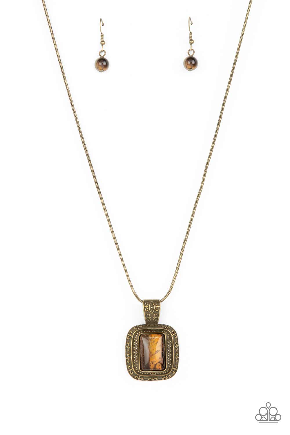 Right Hand TALISMAN Brass Necklace - Jewelry by Bretta