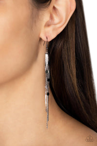 Cosmic Cascade Black Earrings - Jewelry by Bretta