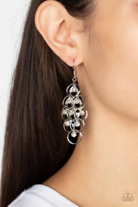 Head Rush White Earrings - Jewelry by Bretta