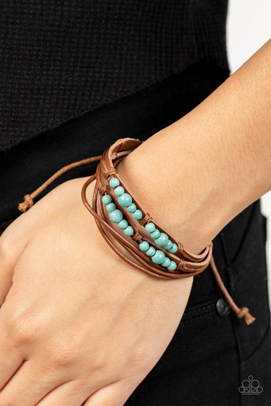 Quaintly Quarry Blue Bracelet - Jewelry by Bretta