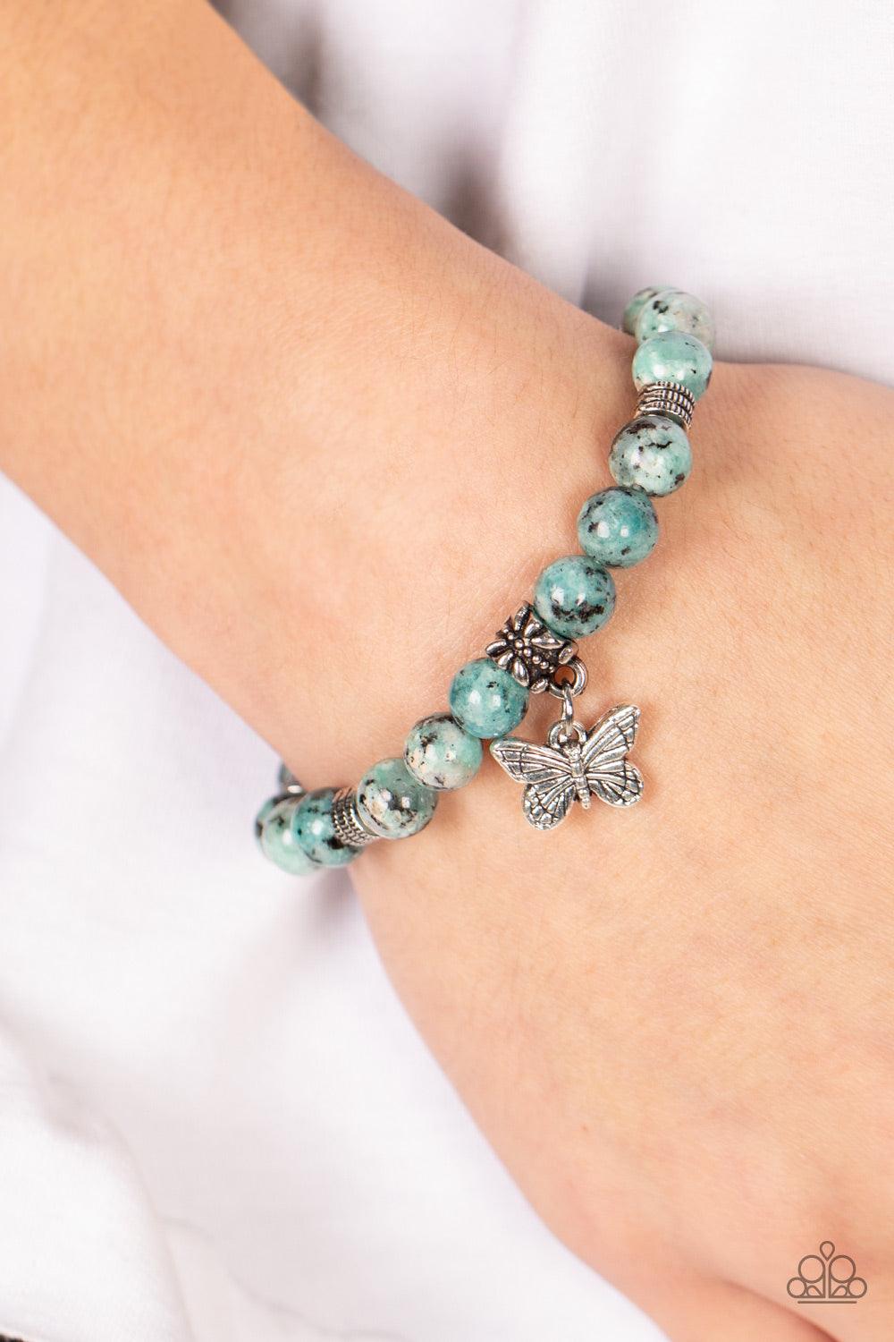 Butterfly Nirvana Blue Bracelet - Jewelry by Bretta