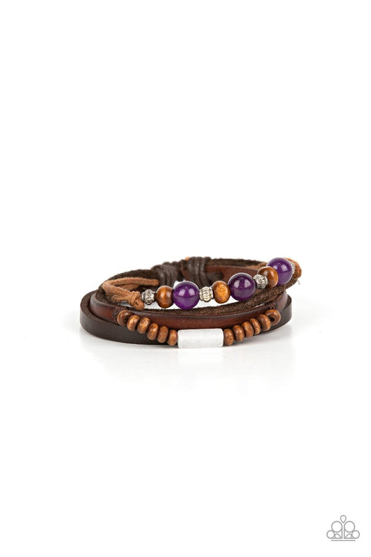Public In-QUARRY Purple Bracelet - Jewelry by Bretta