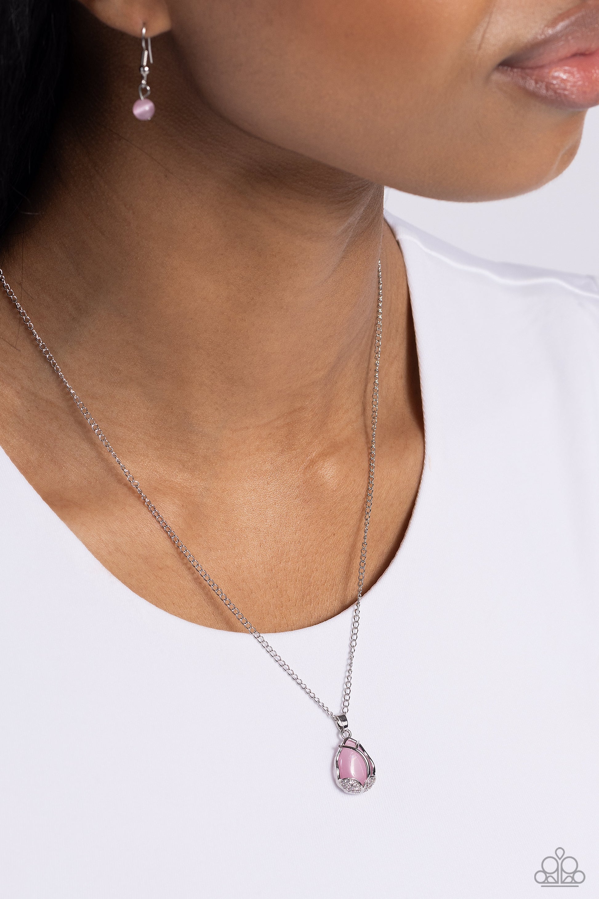 Top-Notch Trinket Pink Necklace - Jewelry by Bretta