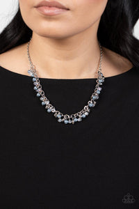 Soft-Hearted Shimmer Blue Necklace - Jewelry by Bretta