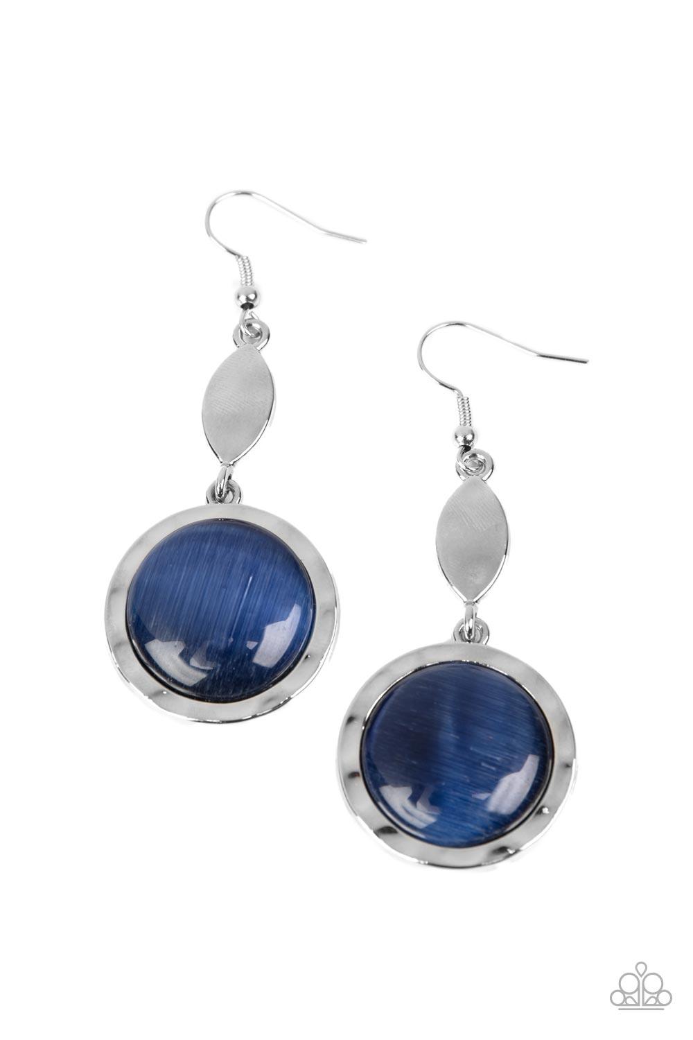 Blue outlets Cats Eye Kyanite Earrings