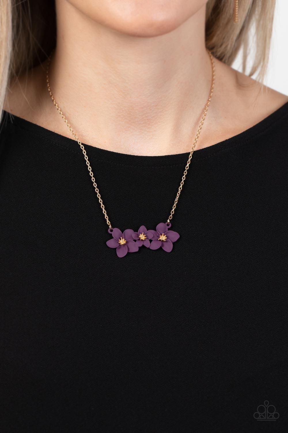 Petunia Picnic Purple Necklace - Jewelry by Bretta - Jewelry by Bretta