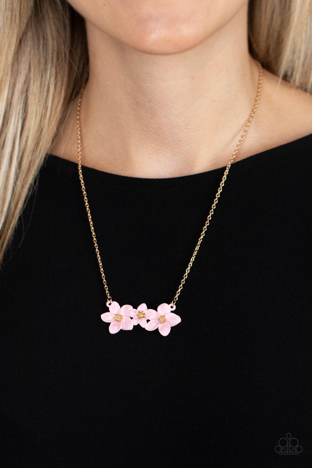 Petunia Picnic Pink Necklace - Jewelry by Bretta