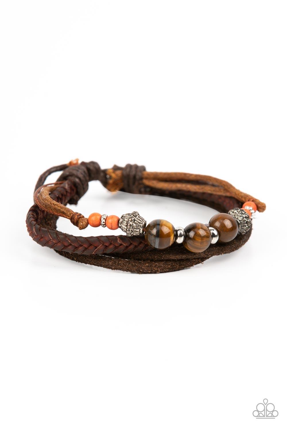Tundra Tracker Orange Urban Bracelet - Jewelry by Bretta