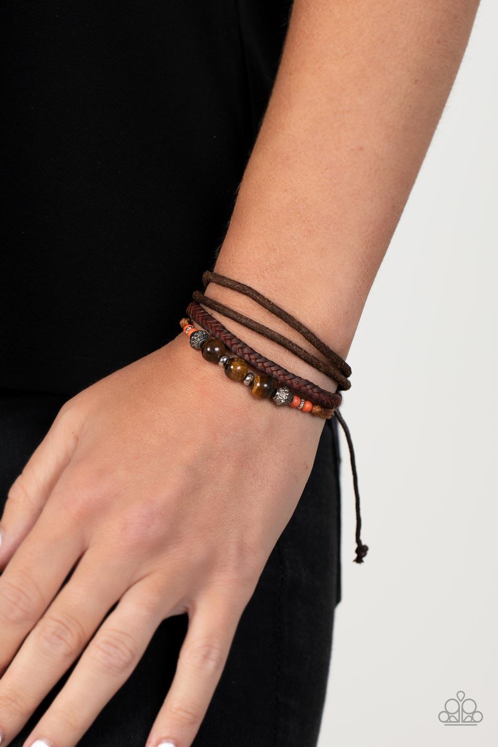 Tundra Tracker Orange Urban Bracelet - Jewelry by Bretta
