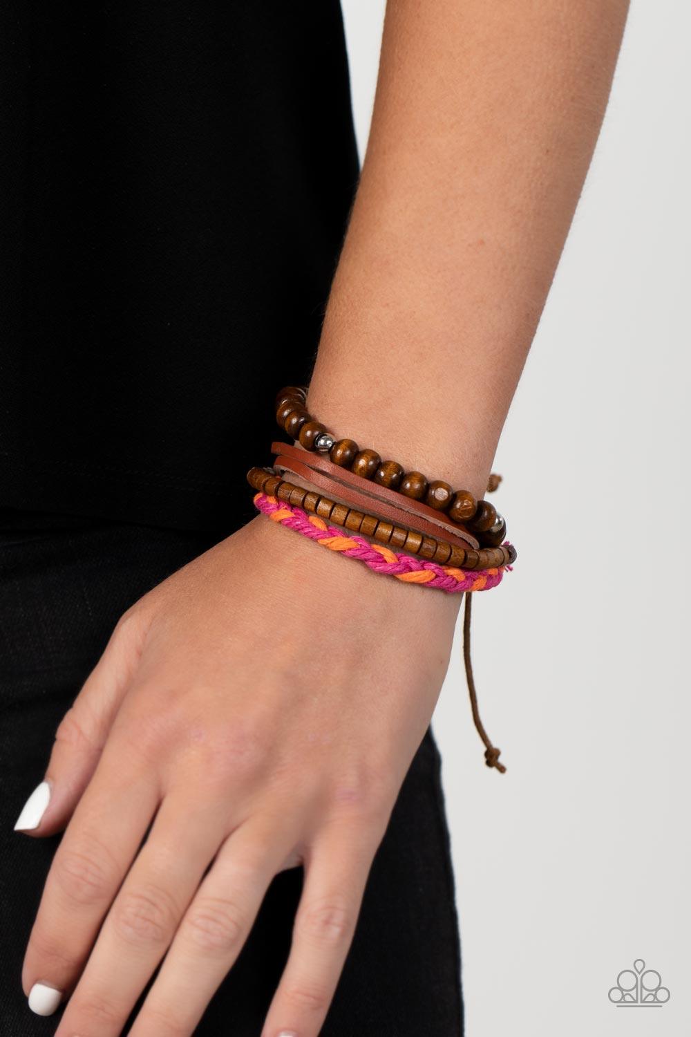 Timberland Trendsetter Pink Bracelet - Jewelry by Bretta