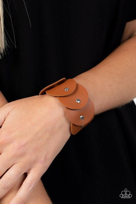 Rhapsodic Roundup Brown Bracelet - Jewelry by Bretta