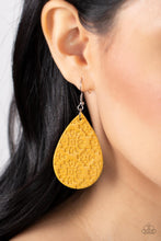  Stylishly Subtropical Yellow Earrings - Jewelry by Bretta