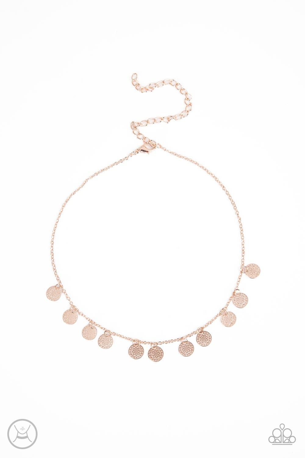 On My CHIME Rose Gold Necklace - Jewelry by Bretta