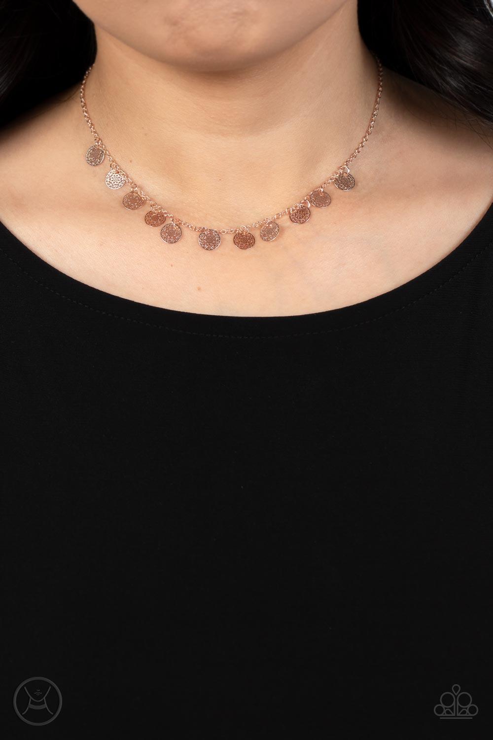On My CHIME Rose Gold Necklace - Jewelry by Bretta