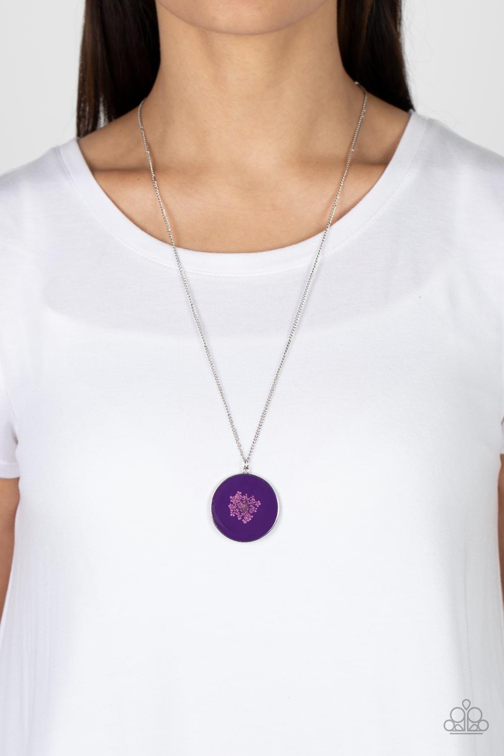 Prairie Picnic Purple Necklace - Jewelry by Bretta