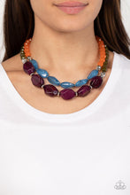 Tropical Trove Purple Necklace - Jewelry by Bretta