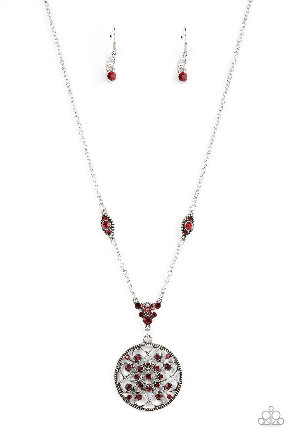 TIMELESS Traveler Red Necklace - Jewelry by Bretta