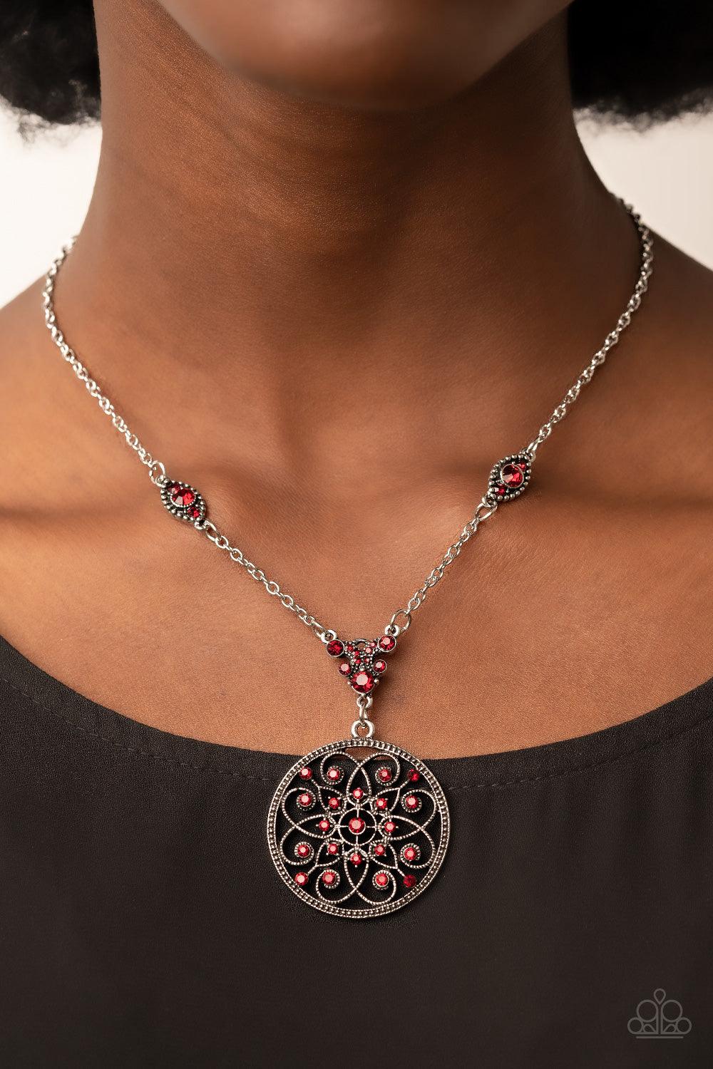 TIMELESS Traveler Red Necklace - Jewelry by Bretta