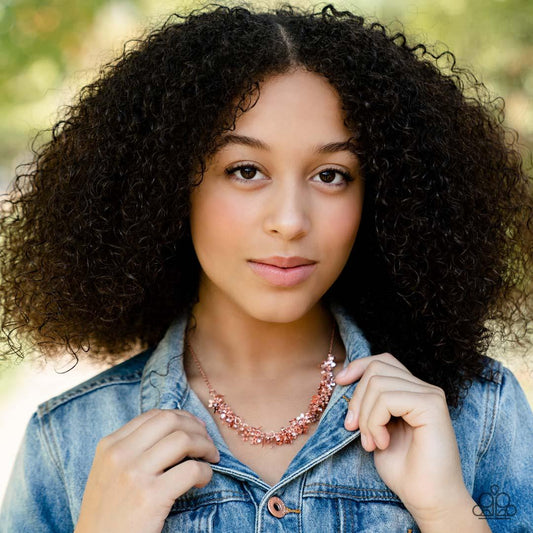Fearlessly Floral Copper Necklacew - Jewelry by Bretta