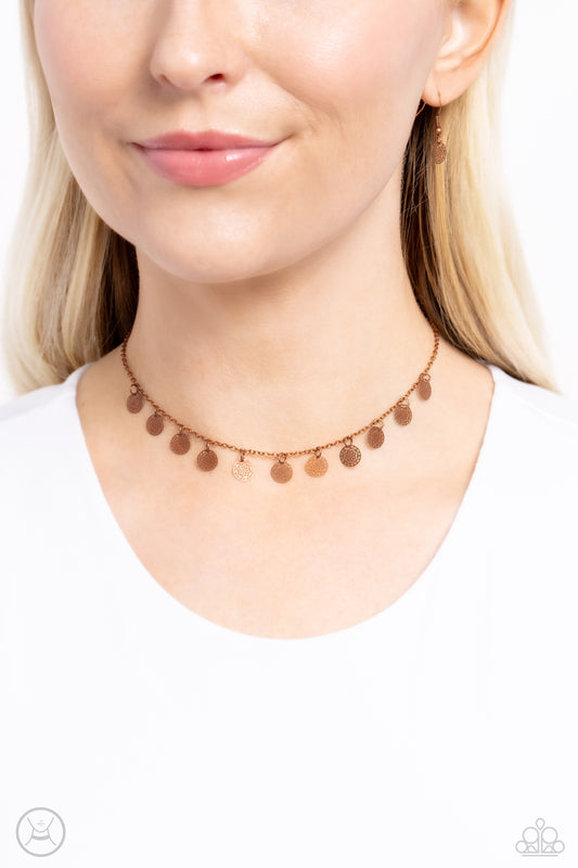 On My CHIME Copper Necklace - Jewelry by Bretta