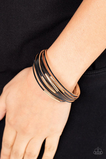 Suburban Outing Black Bracelet - Jewelry by Bretta