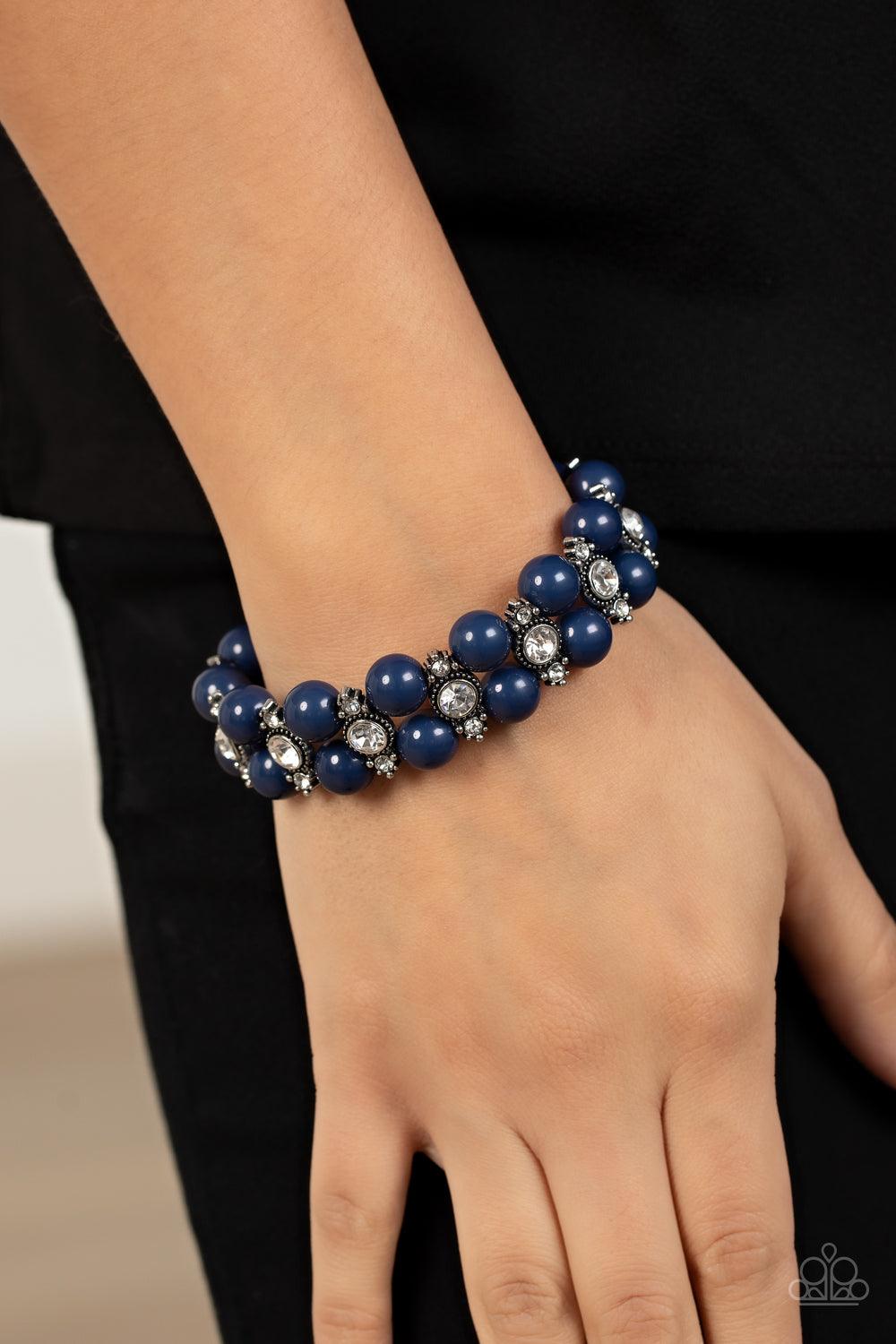 Starlight Reflection Blue Bracelet - Jewelry by Bretta