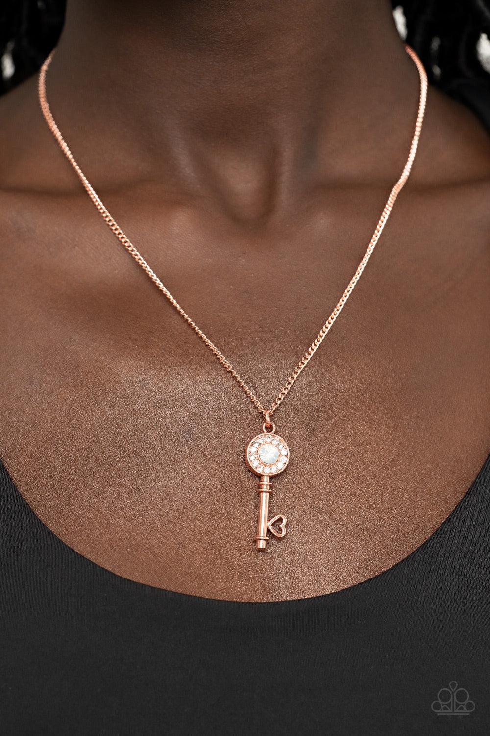 Prized Key Player Copper Necklace - Jewelry by Bretta