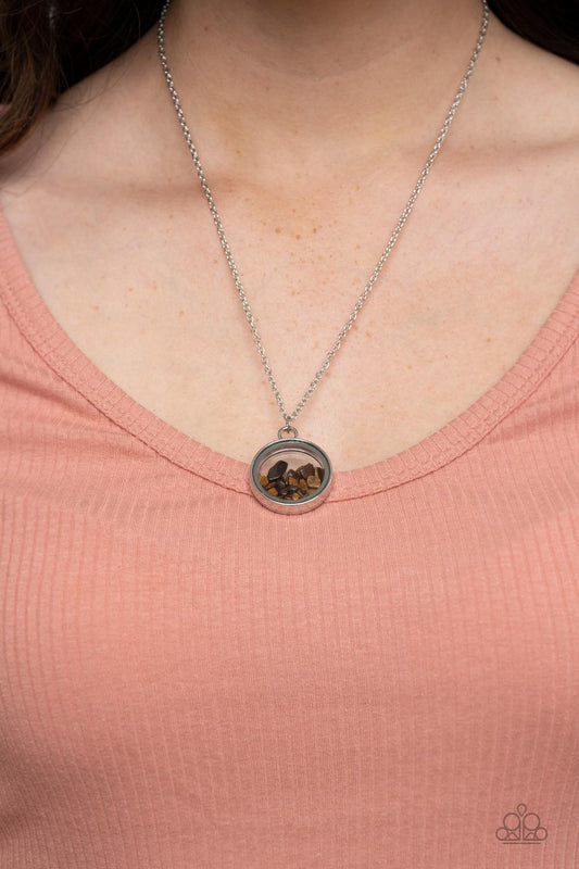 Gemstone Guru Brown Necklace - Jewelry by Bretta
