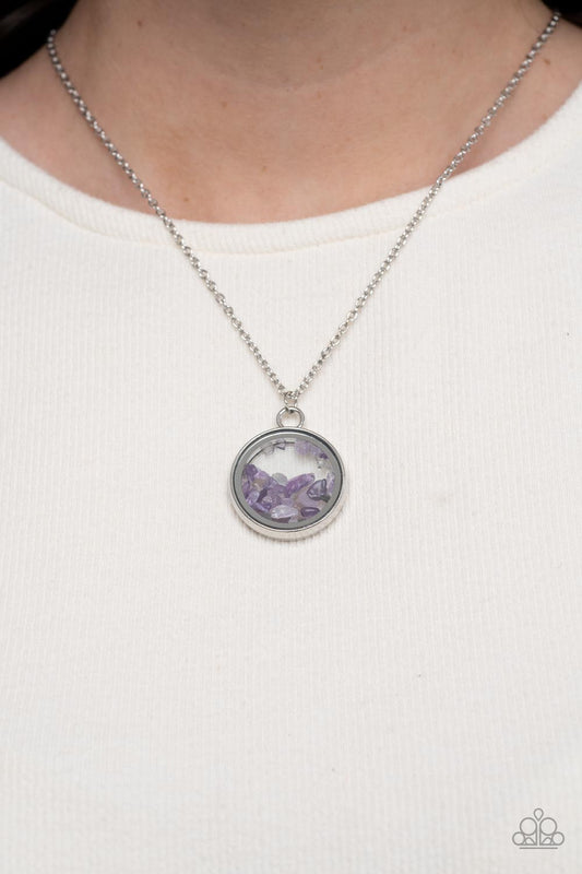 Gemstone Guru Purple Necklace- Jewelry by Bretta