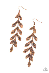 Lead From the FROND Copper Earrings - Jewelry By Bretta