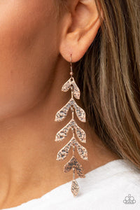 Lead From the FROND Copper Earrings - Jewelry By Bretta