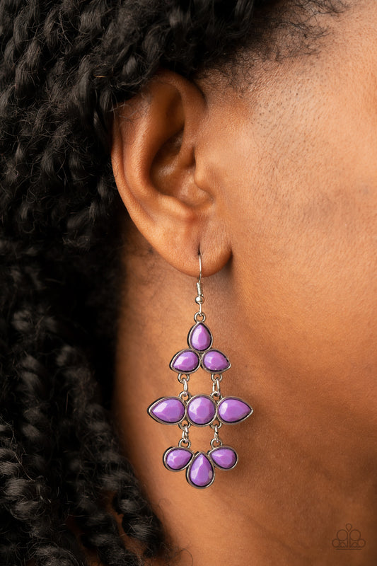 Bay Breezin Purple Earrings - Jewelry by Bretta