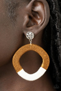 Thats a WRAPAROUND Brown Earrings - Jewelry  by Bretta