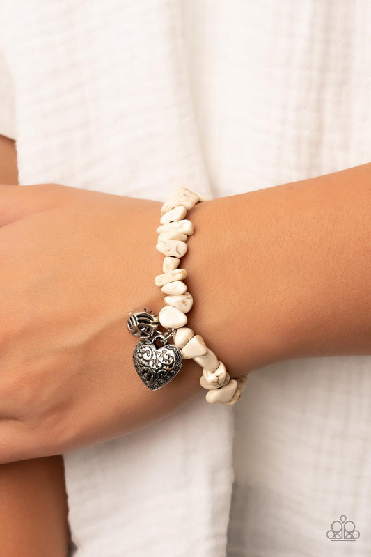 Love You to Pieces White Bracelet - Jewelry by Bretta