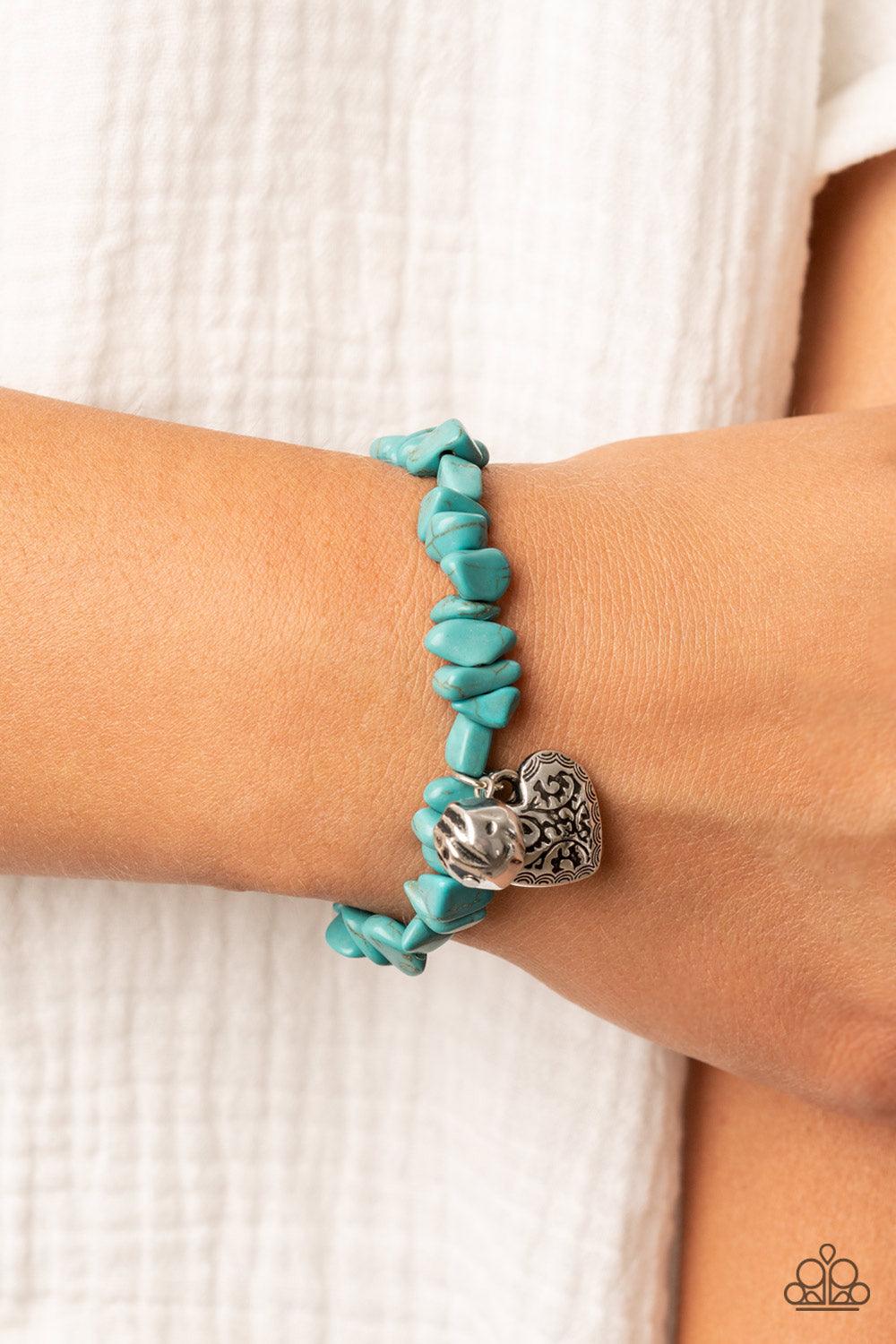 Love You to Pieces Blue Bracelet - Jewelry by Bretta