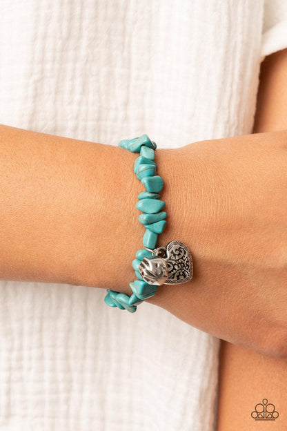 Love You to Pieces Blue Bracelet - Jewelry by Bretta