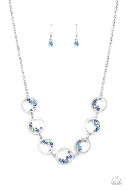 Blissfully Bubbly Blue Necklace - Jewelry by Bretta