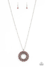 Wintry Wreath Red Necklace - Jewelry by Bretta