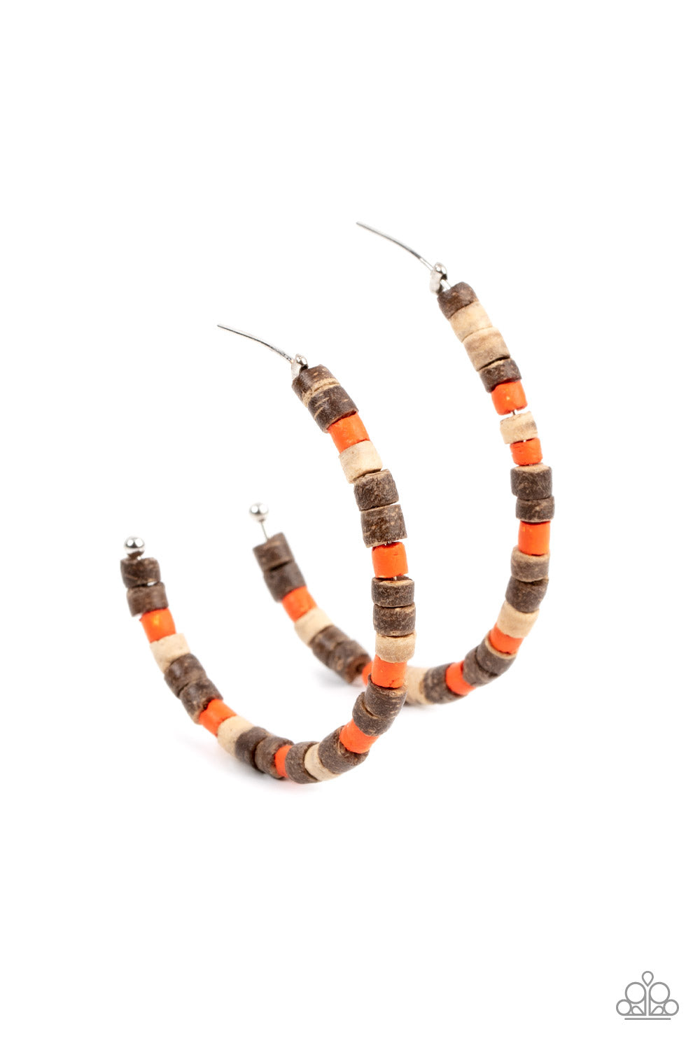 Effortlessly Earthy Orange Earrings - Jewelry by Bretta