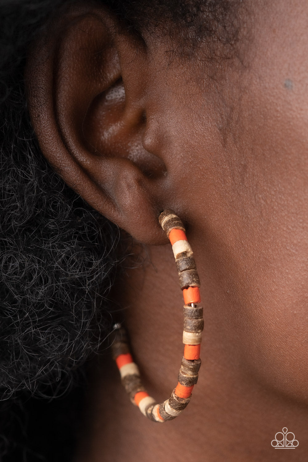 Effortlessly Earthy Orange Earrings - Jewelry by Bretta